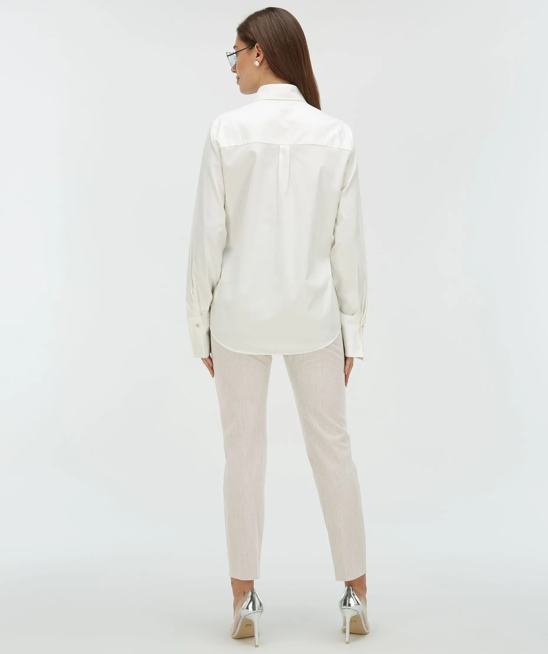 JV ILSE blouse met regular fit - off white