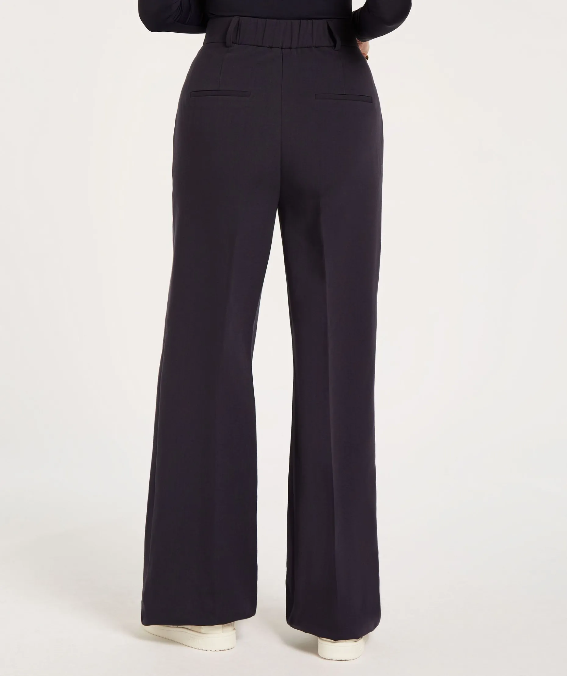JV KATE high rise wide leg pantalon - dark blue