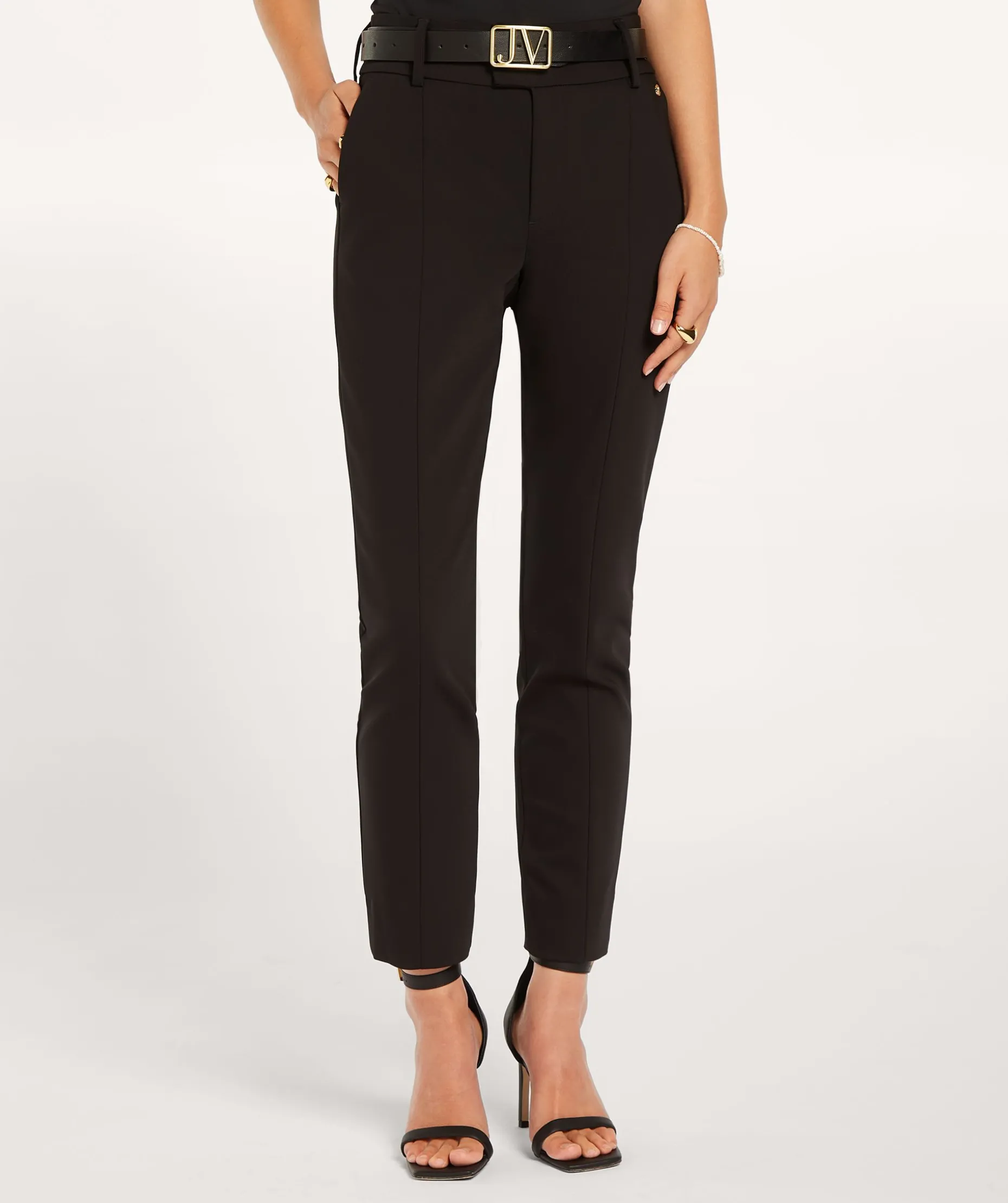 JV KRIS fitted pantalon - black