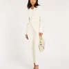 JV KRIS fitted pantalon - creme white