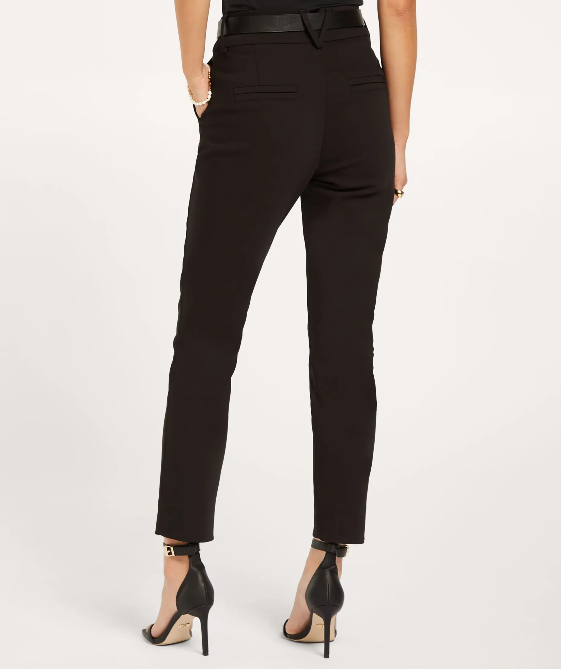JV KRIS fitted pantalon - black