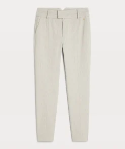 JV KRIS fitted pantalon - light grey melange
