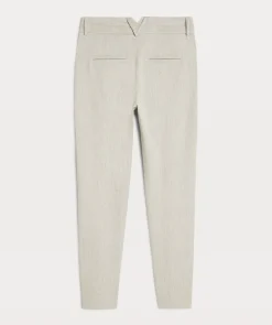 JV KRIS fitted pantalon - light grey melange