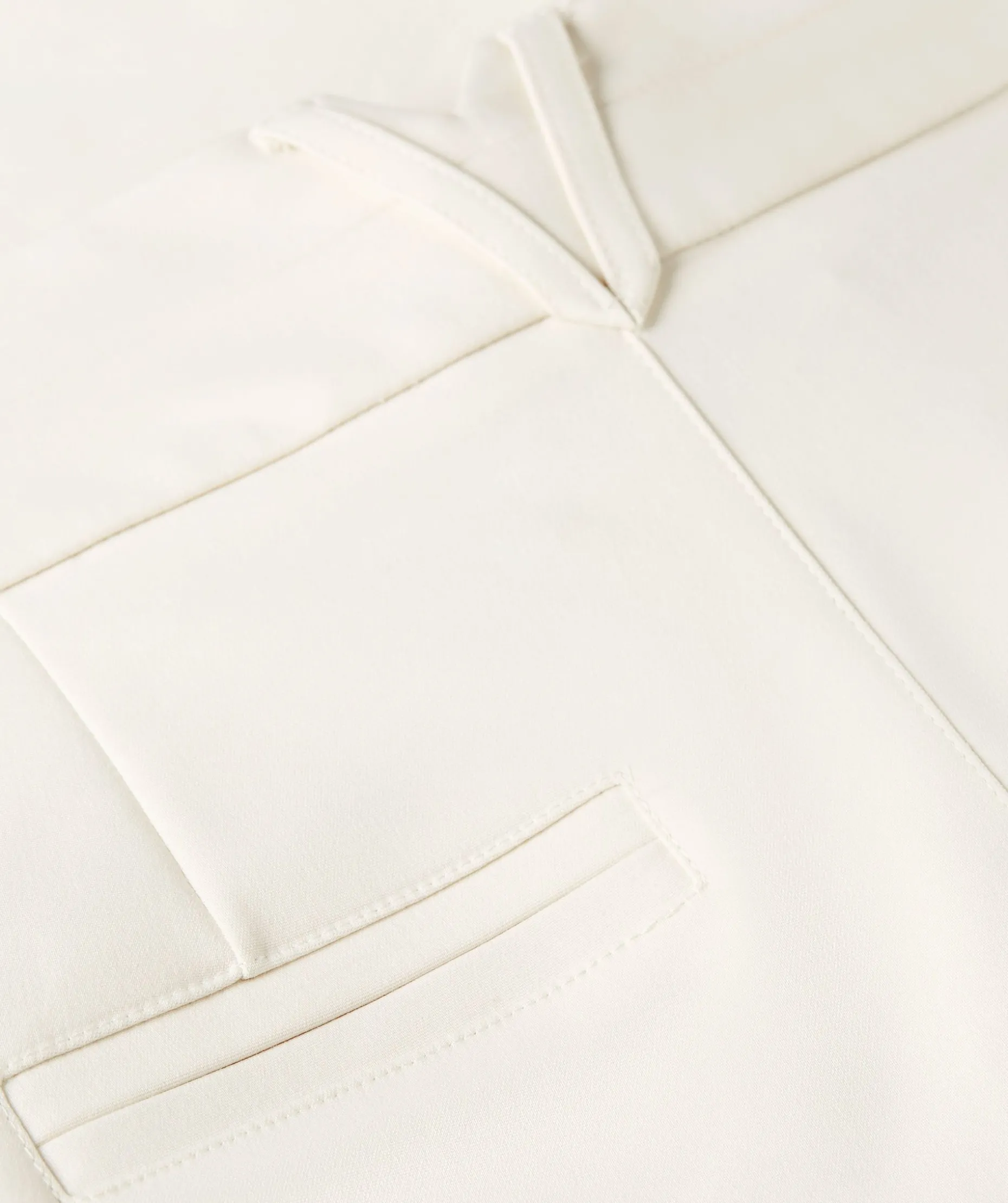 JV KRIS fitted pantalon - creme white