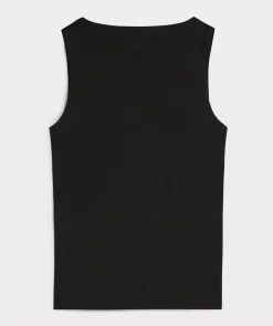 JV LINDE slim fit top - black