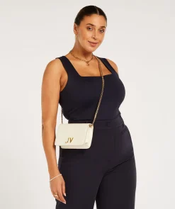 JV LINDE slim fit top - dark blue
