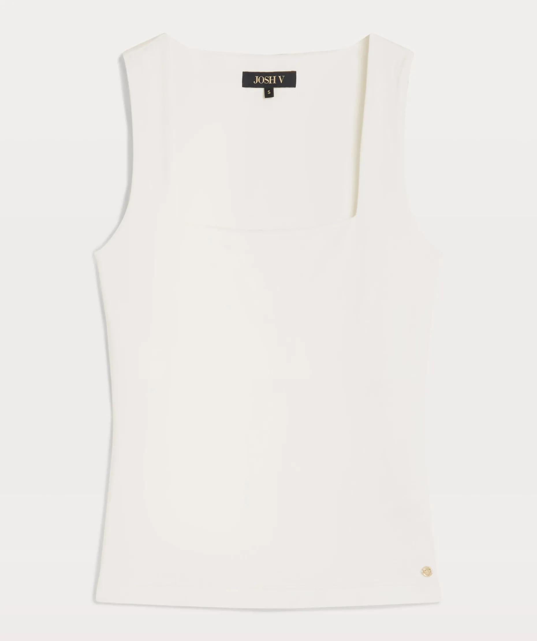 JV LINDE slim fit top - off white
