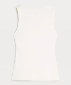JV LINDE slim fit top - off white