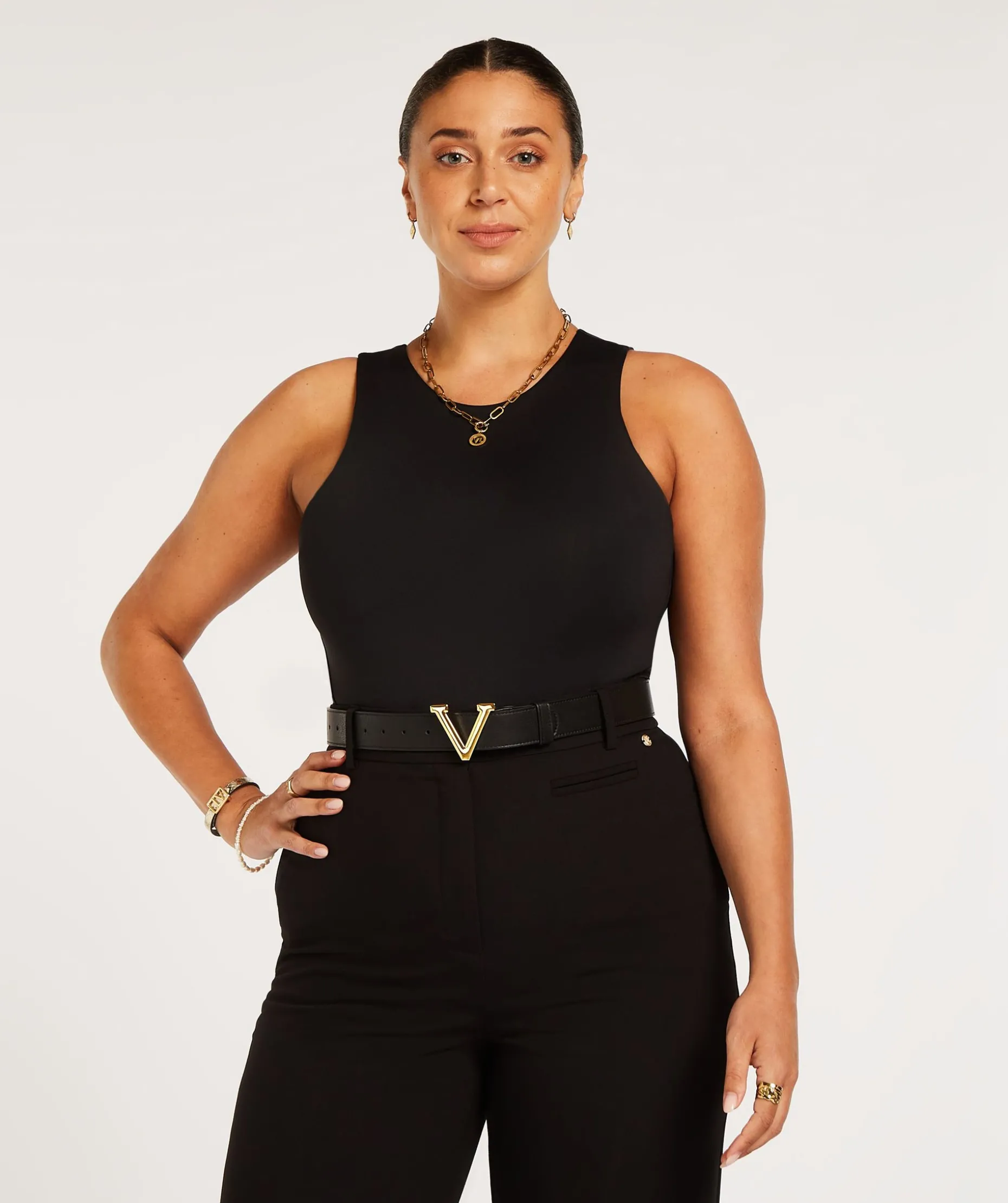 JV LOTTA super fitted body - black