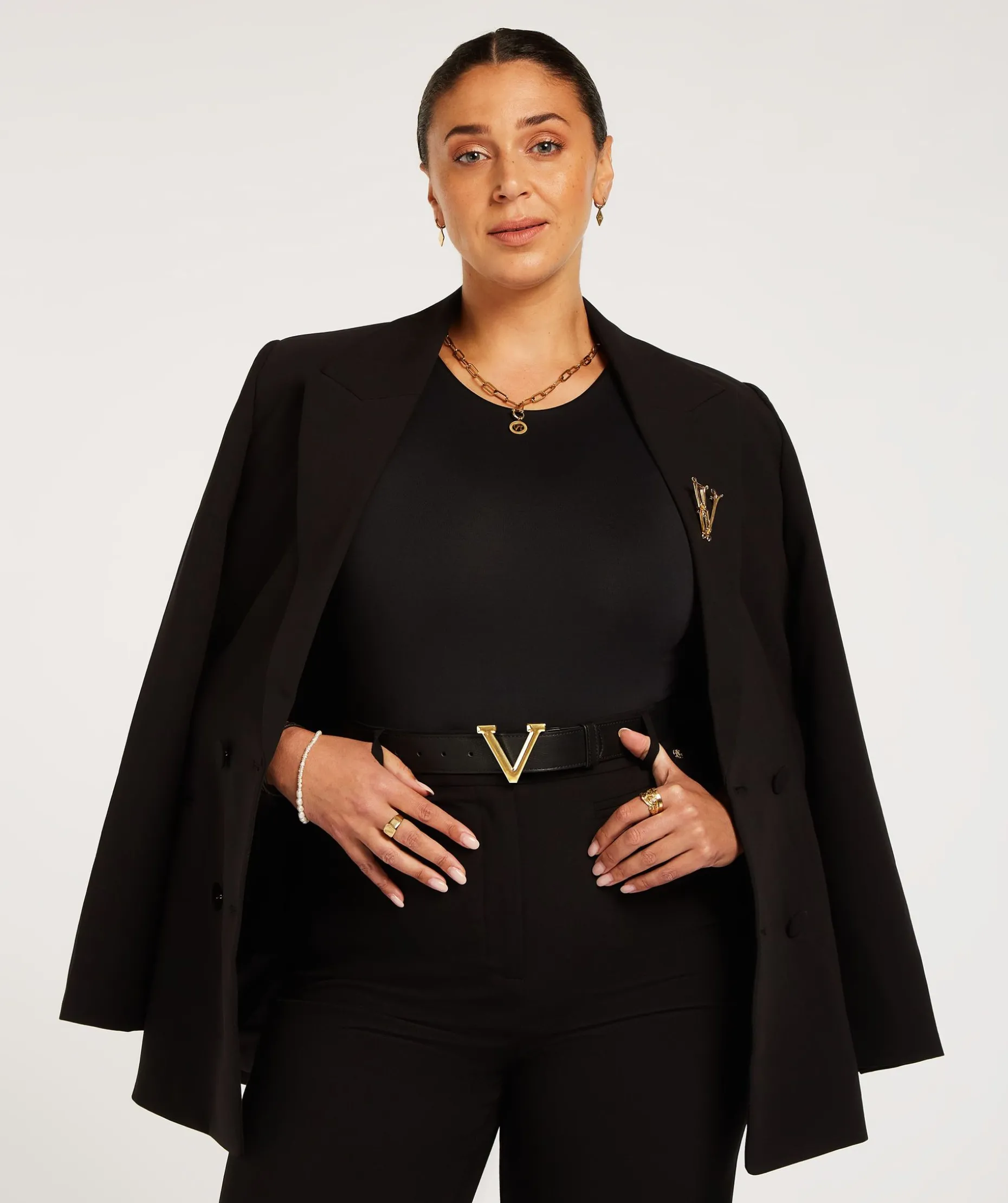 JV LOTTA super fitted body - black