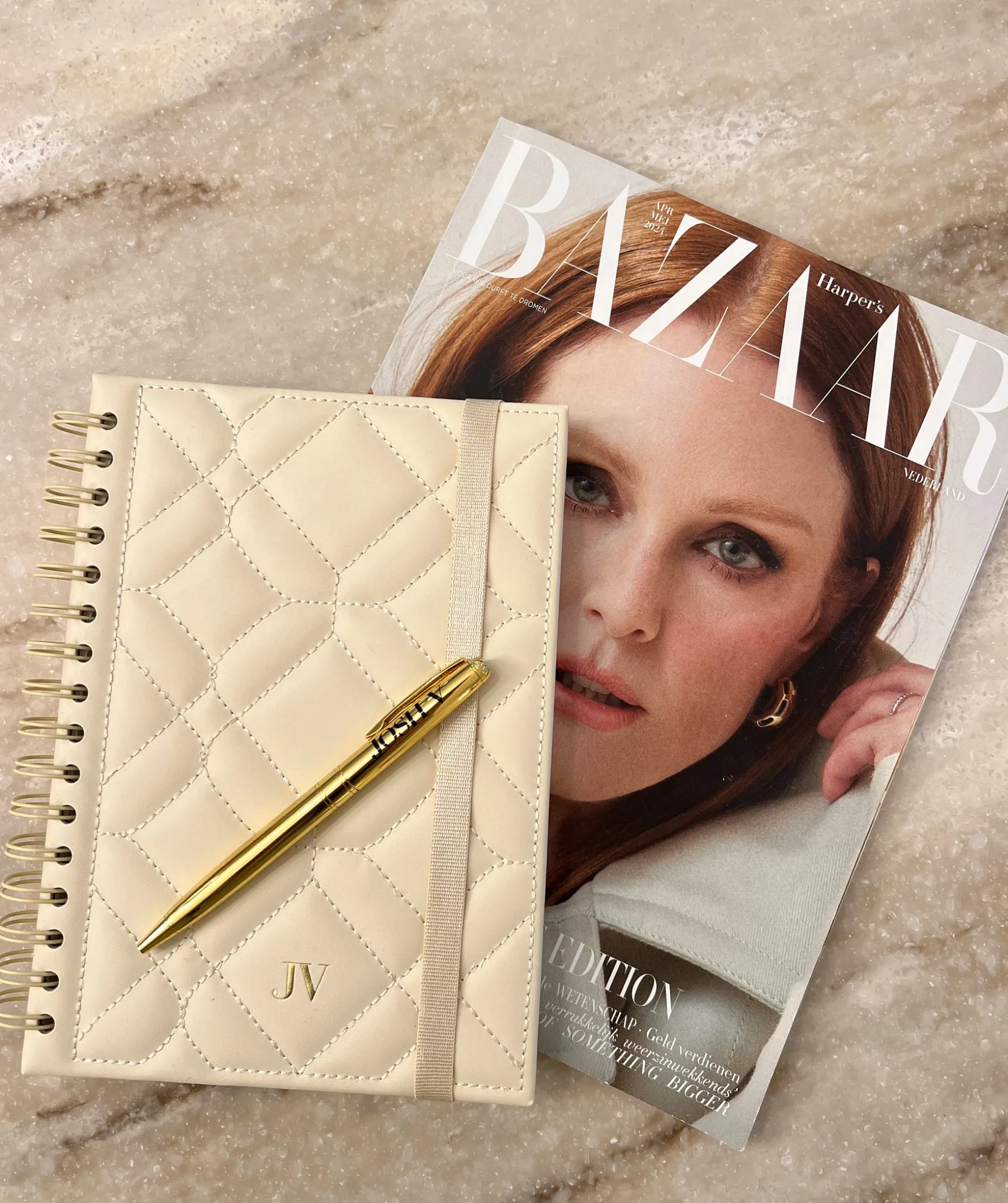 JV PENNY pennen set - champagne gold