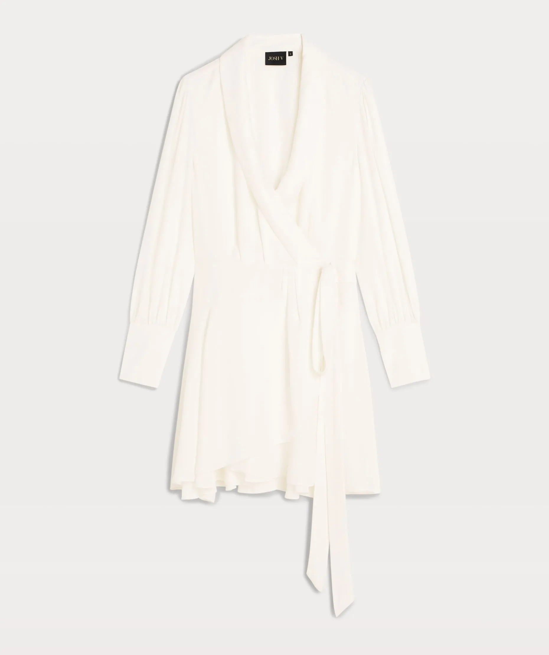 JV TAMAYA regular fit jurk met logo - off white