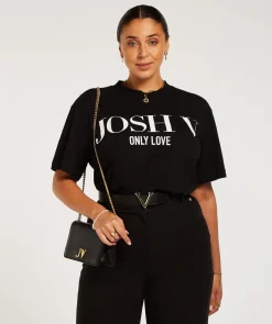 JV TEDDY ONLY LOVE T-shirt - black