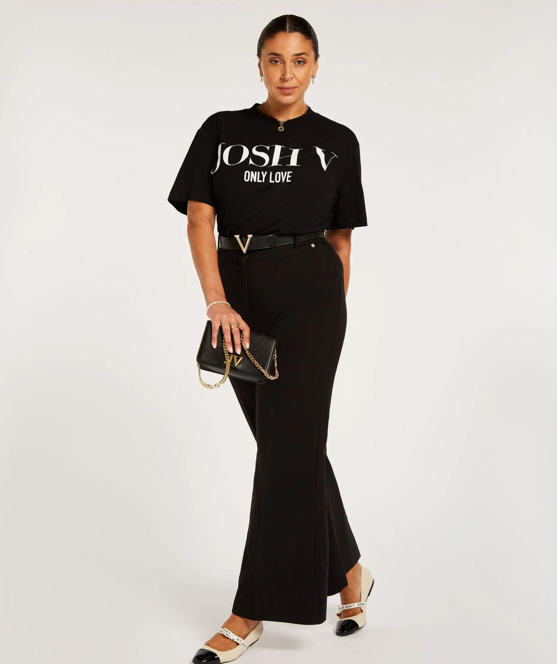 JV TEDDY ONLY LOVE T-shirt - black