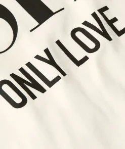 JV TEDDY ONLY LOVE T-shirt - off white