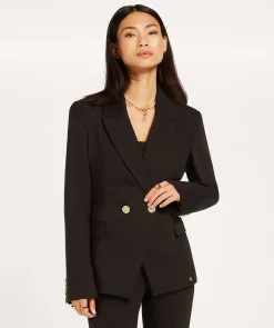JV ZOYA getailleerde blazer - black