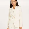 JV ZOYA getailleerde blazer - creme white
