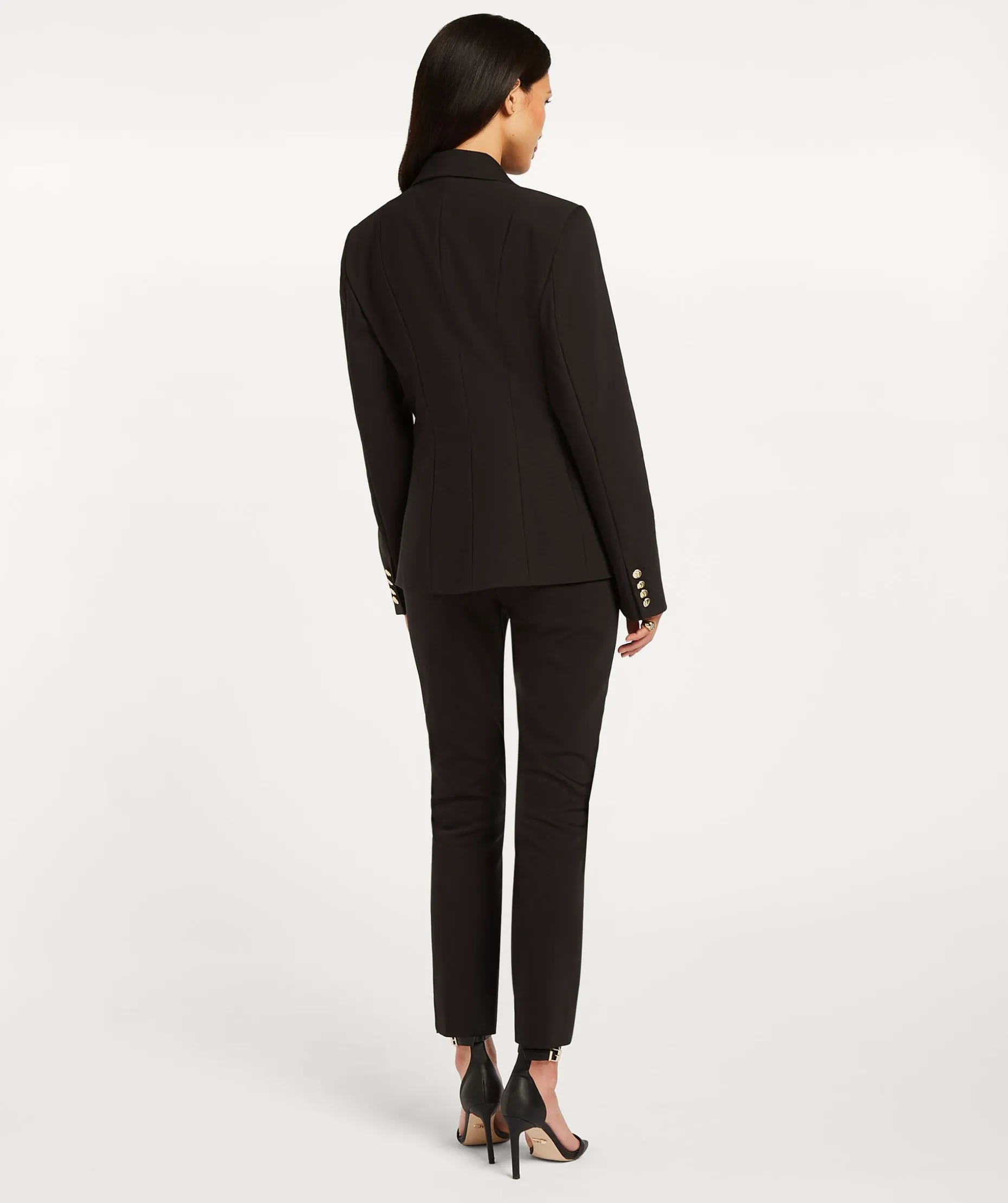 JV ZOYA getailleerde blazer - black