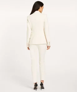JV ZOYA getailleerde blazer - creme white