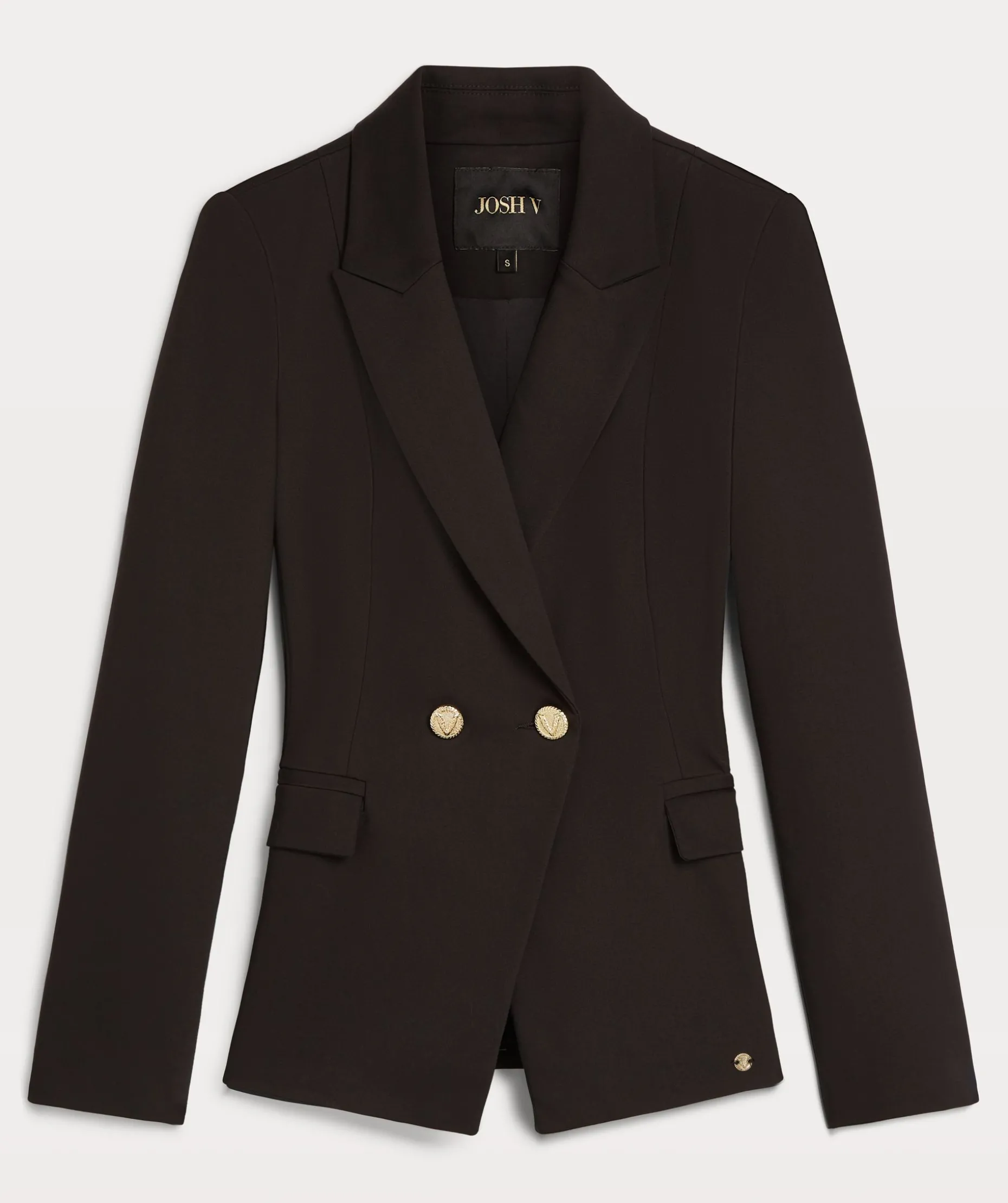 JV ZOYA getailleerde blazer - black