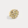 KARLIJN button cover - champagne gold