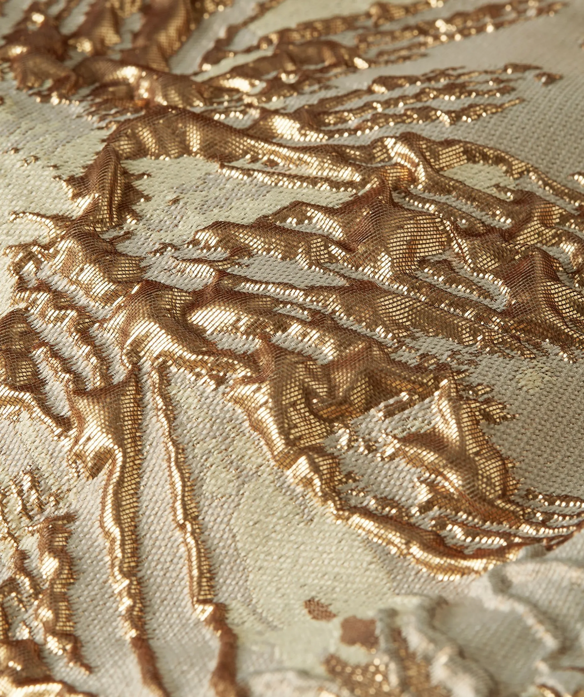 KELSEY oversized bomberjack met metallic details - dusty lilac gold