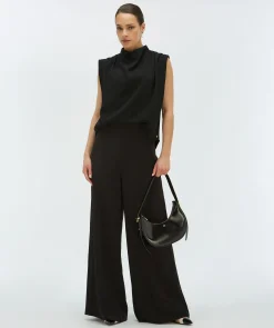 KIANA losvallende top - black