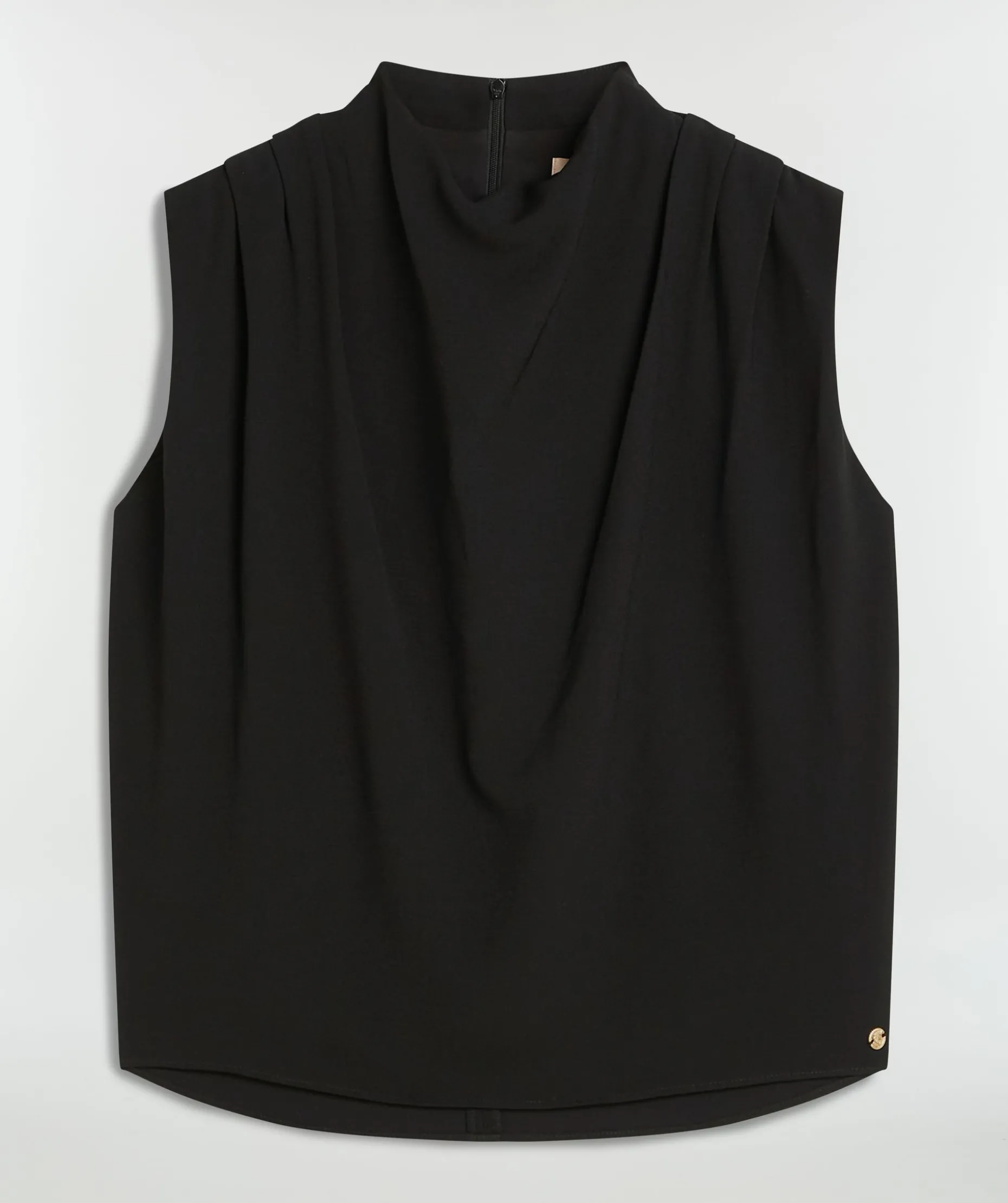 KIANA losvallende top - black