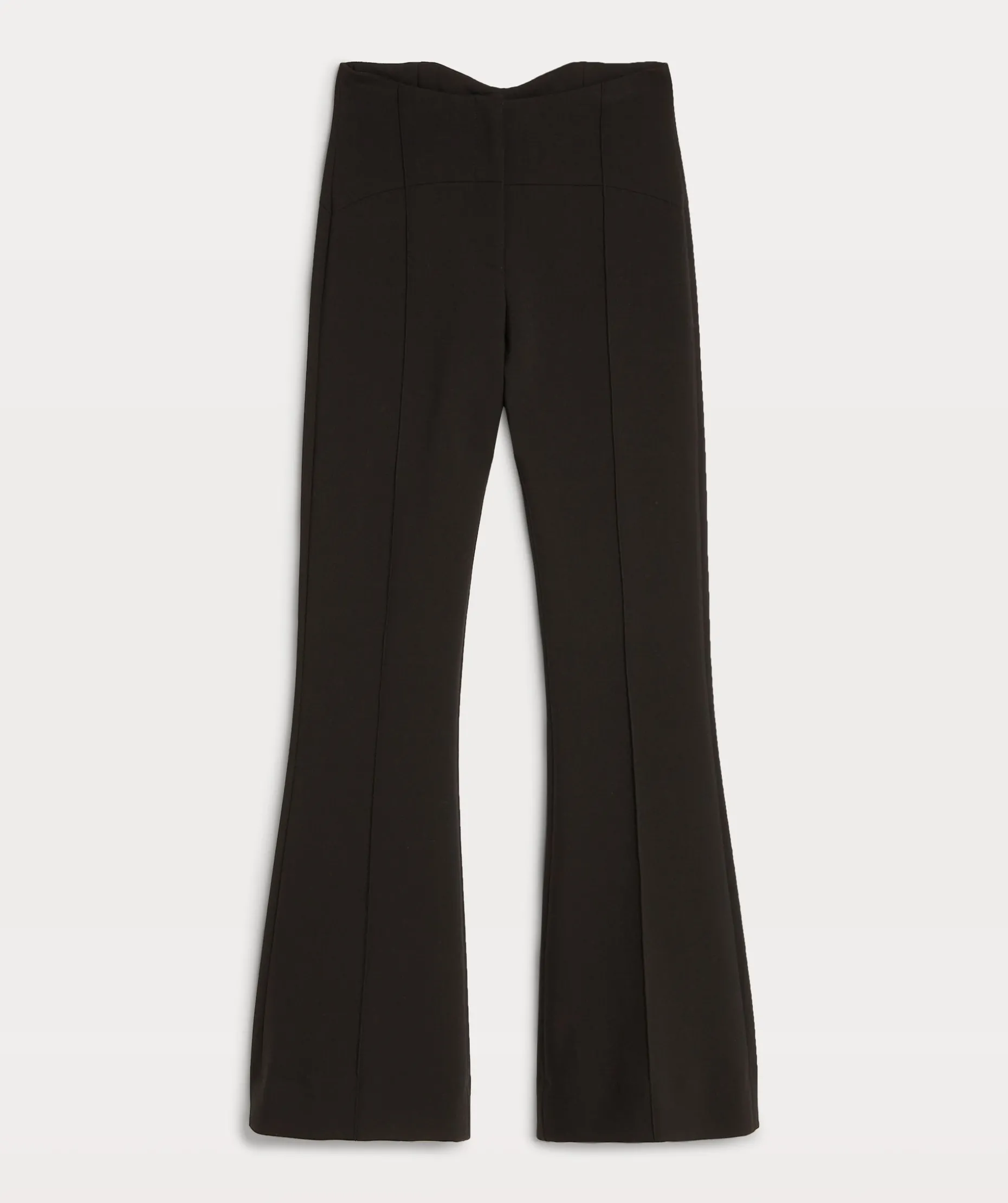 KIT fitted flared pantalon - black