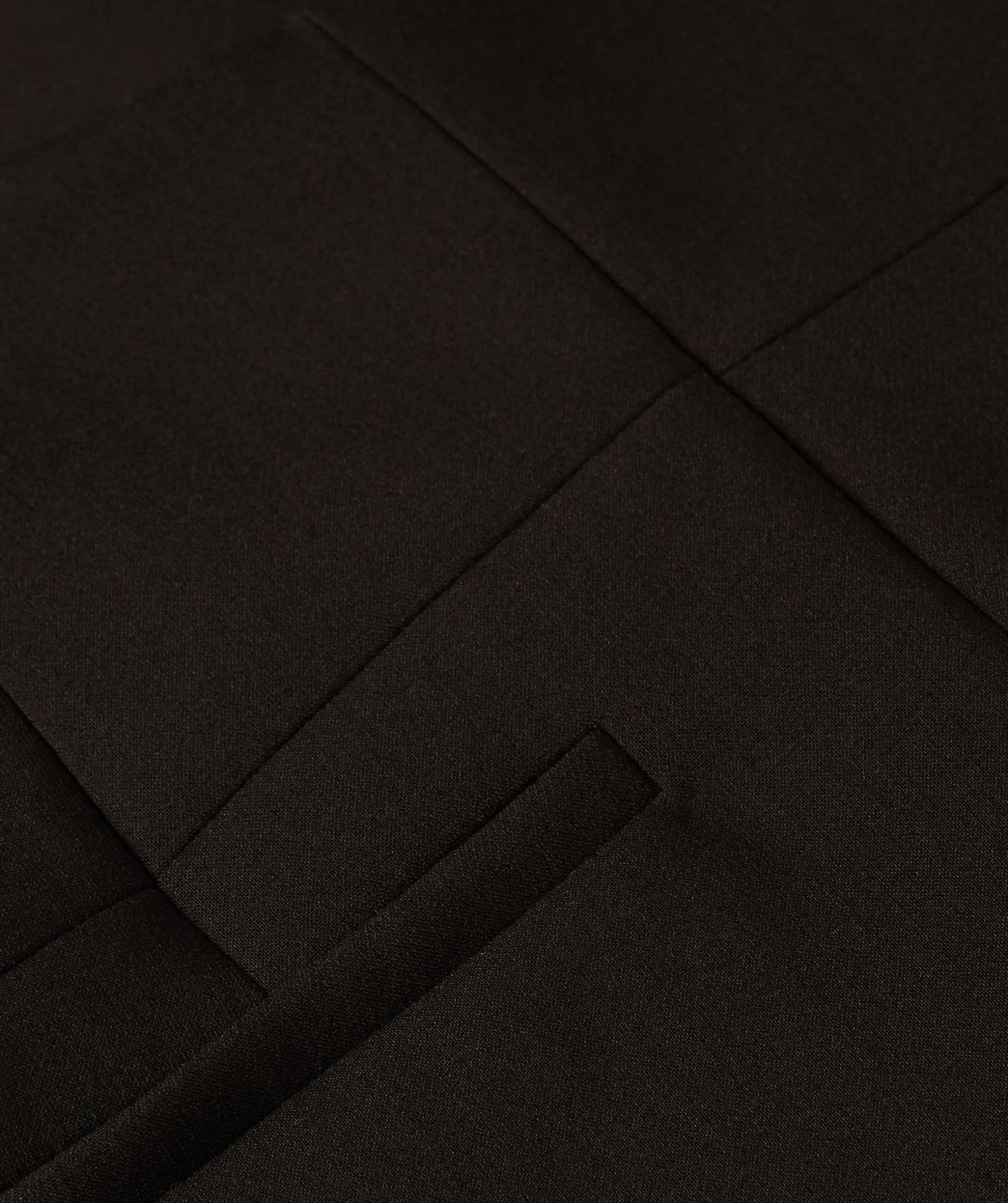 KIT fitted flared pantalon - black