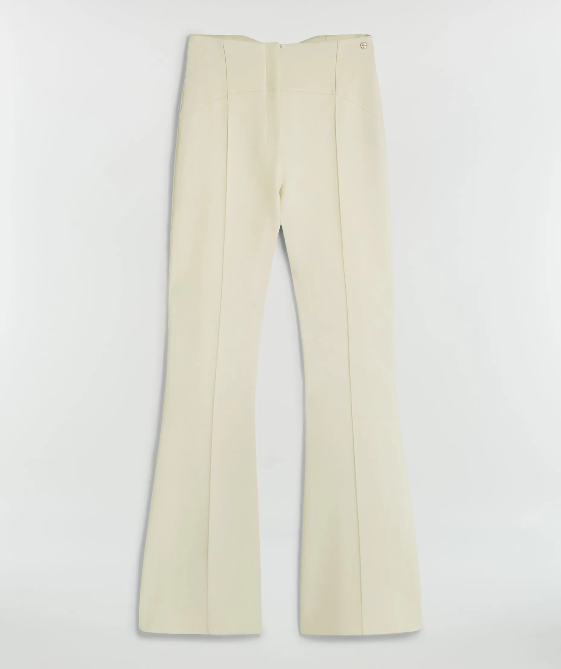 KIT fitted flared pantalon - light ecru
