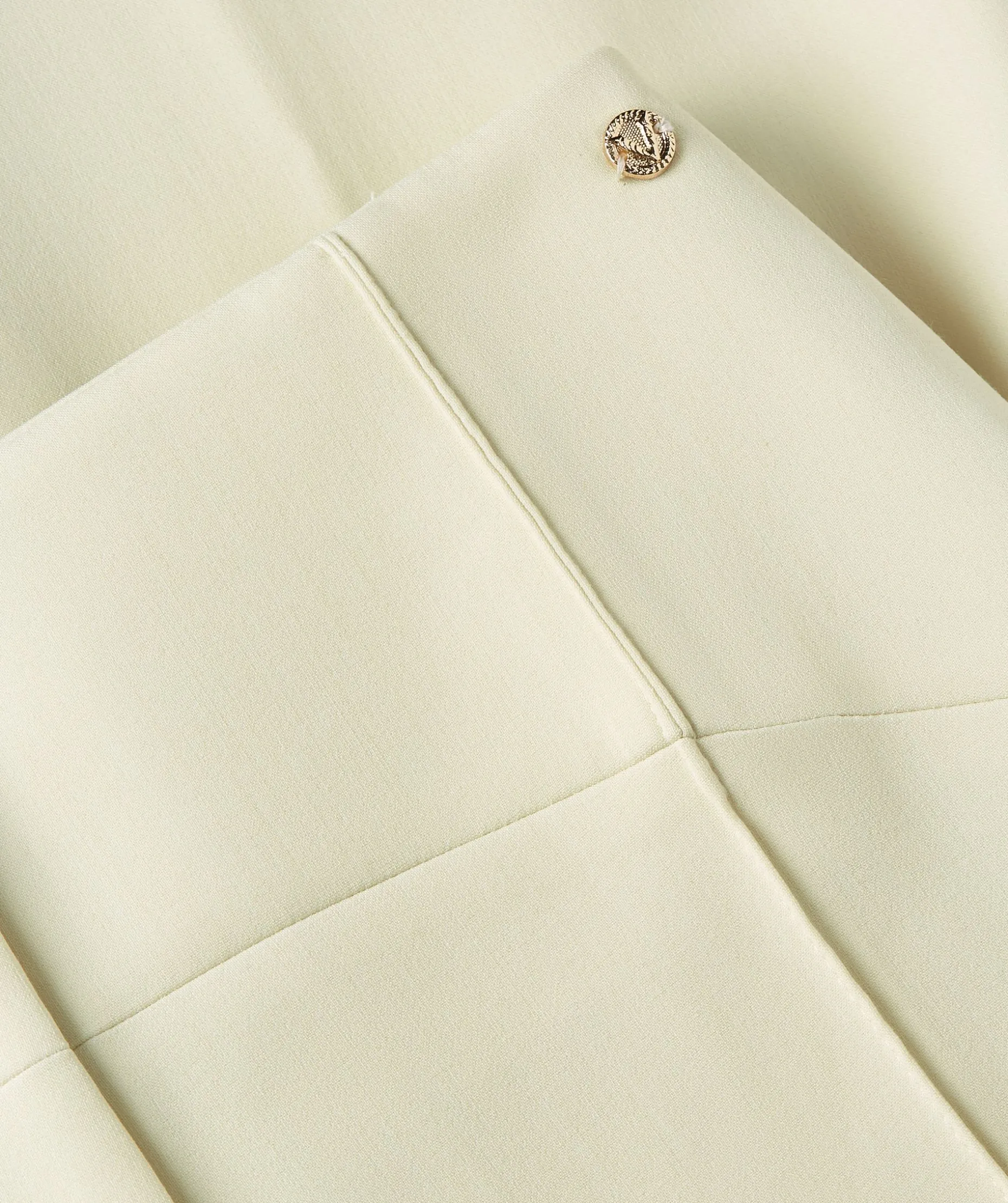 KIT fitted flared pantalon - light ecru