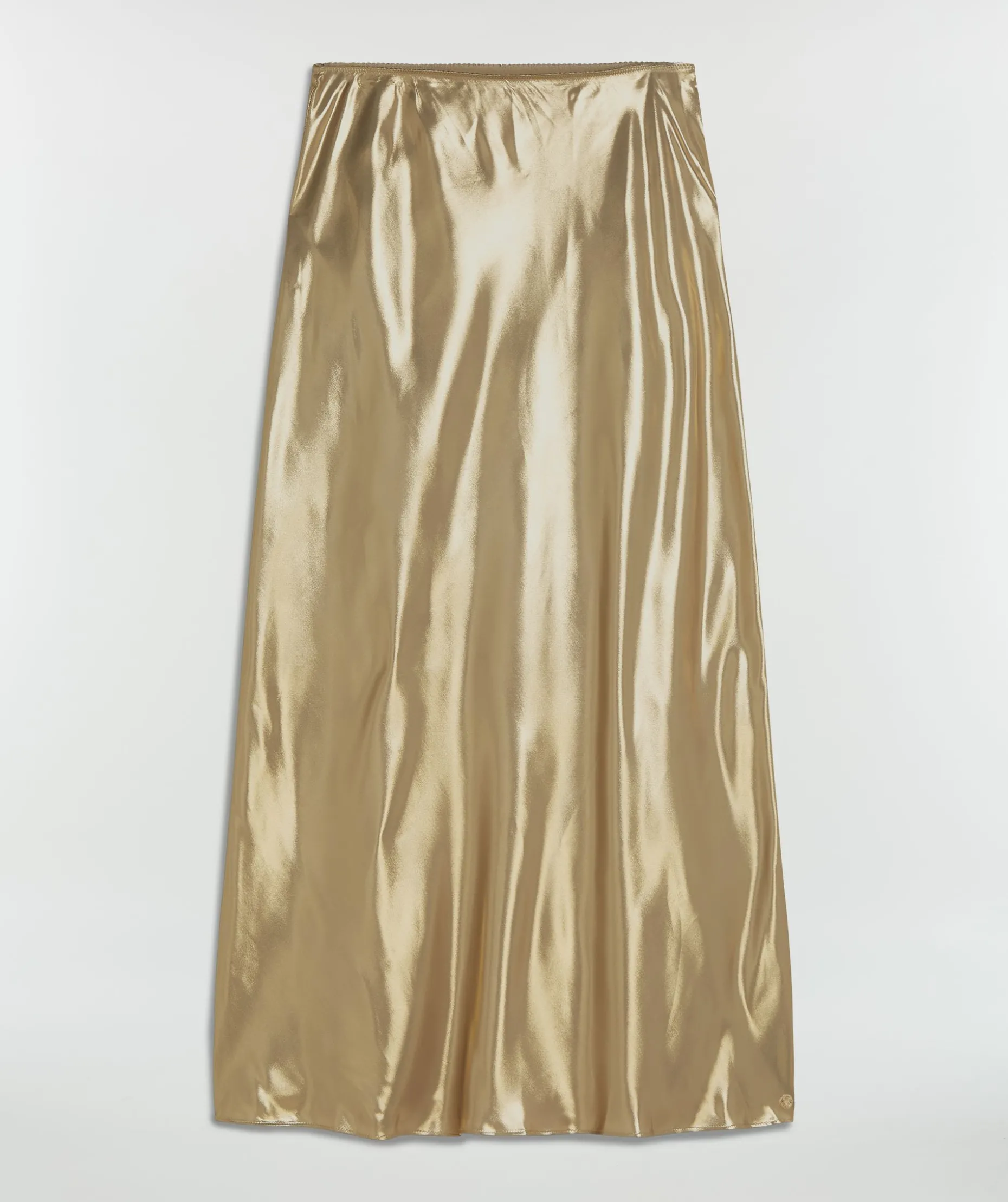 LEONA high waist fitted rok - gold