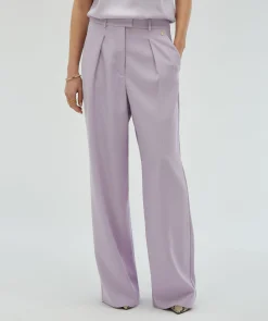 LIA high waist wide leg pantalon - lilac