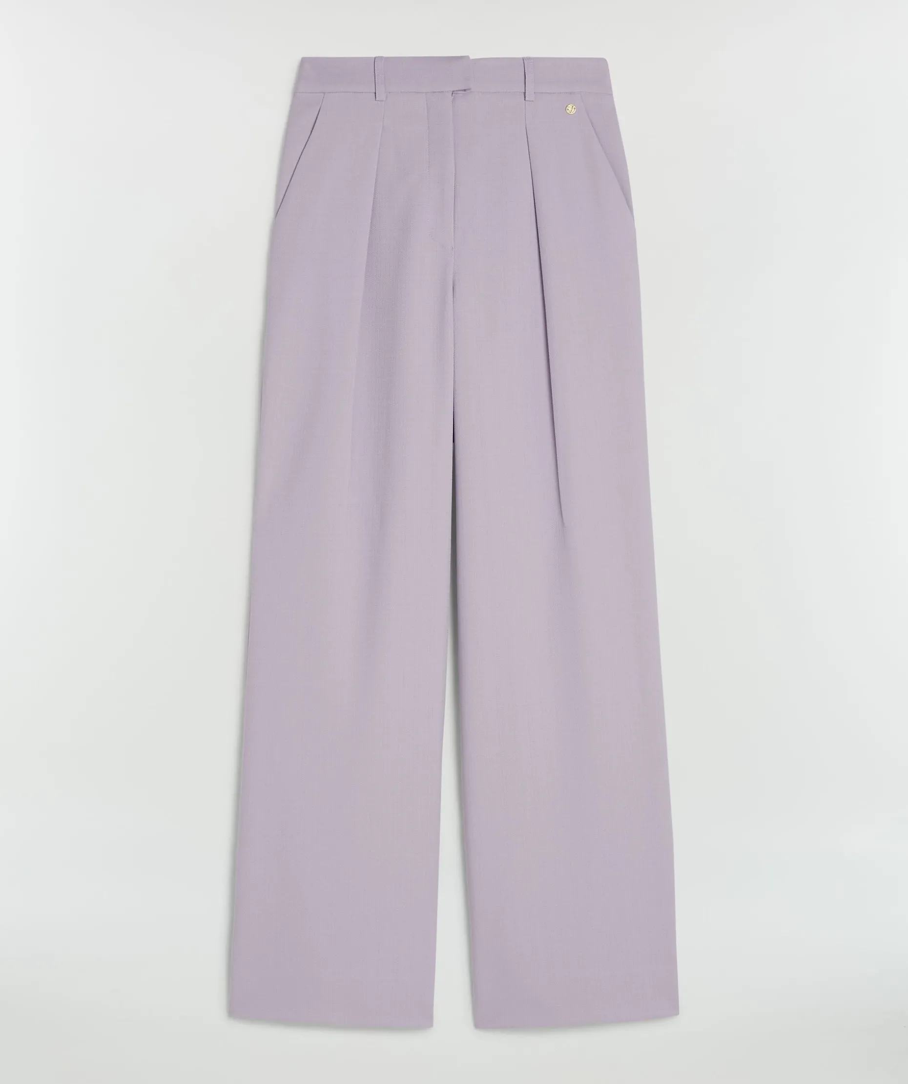 LIA high waist wide leg pantalon - lilac