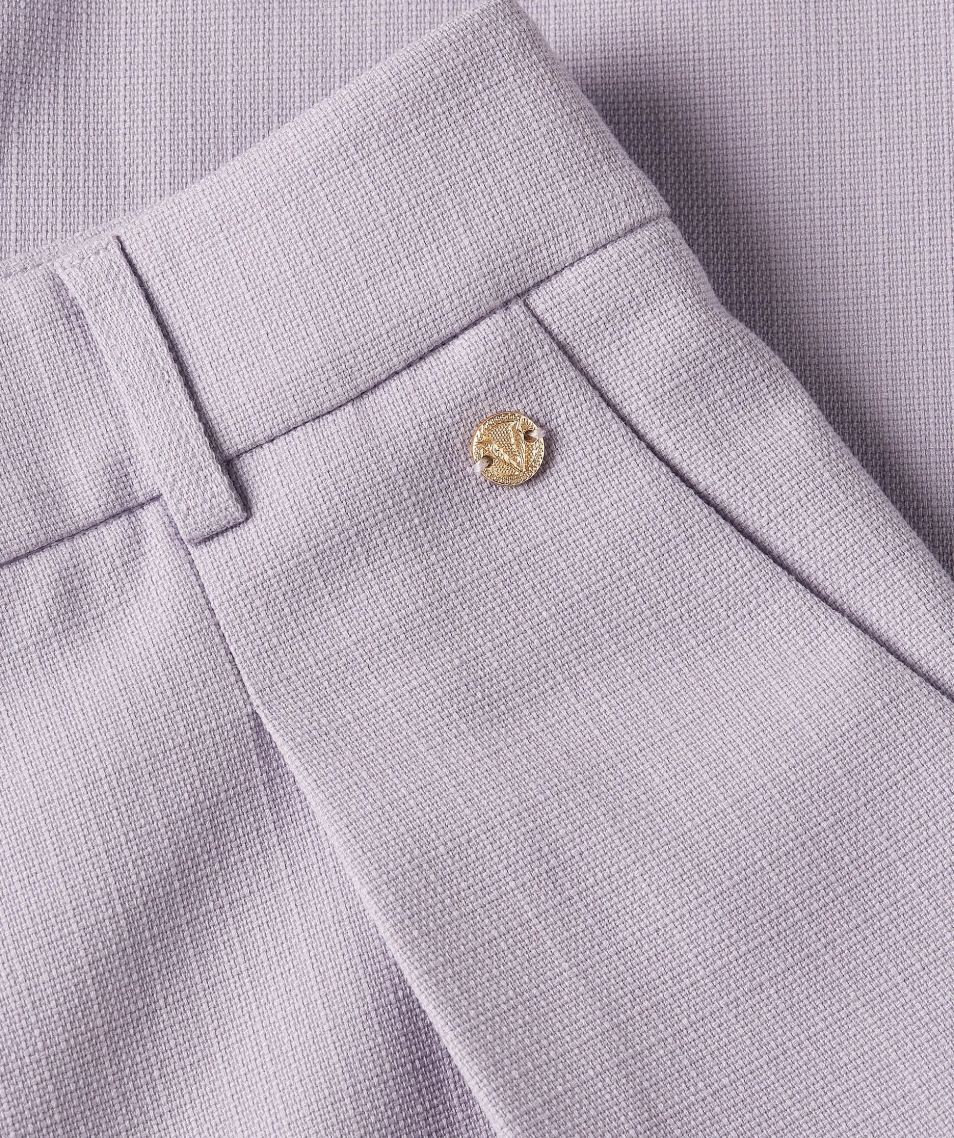 LIA high waist wide leg pantalon - lilac