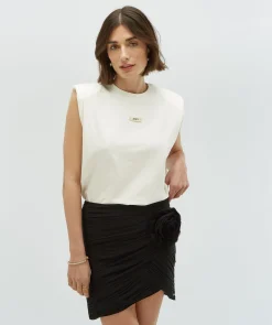 LIYANNA high waist fitted rok - black