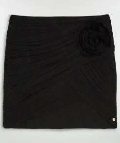 LIYANNA high waist fitted rok - black
