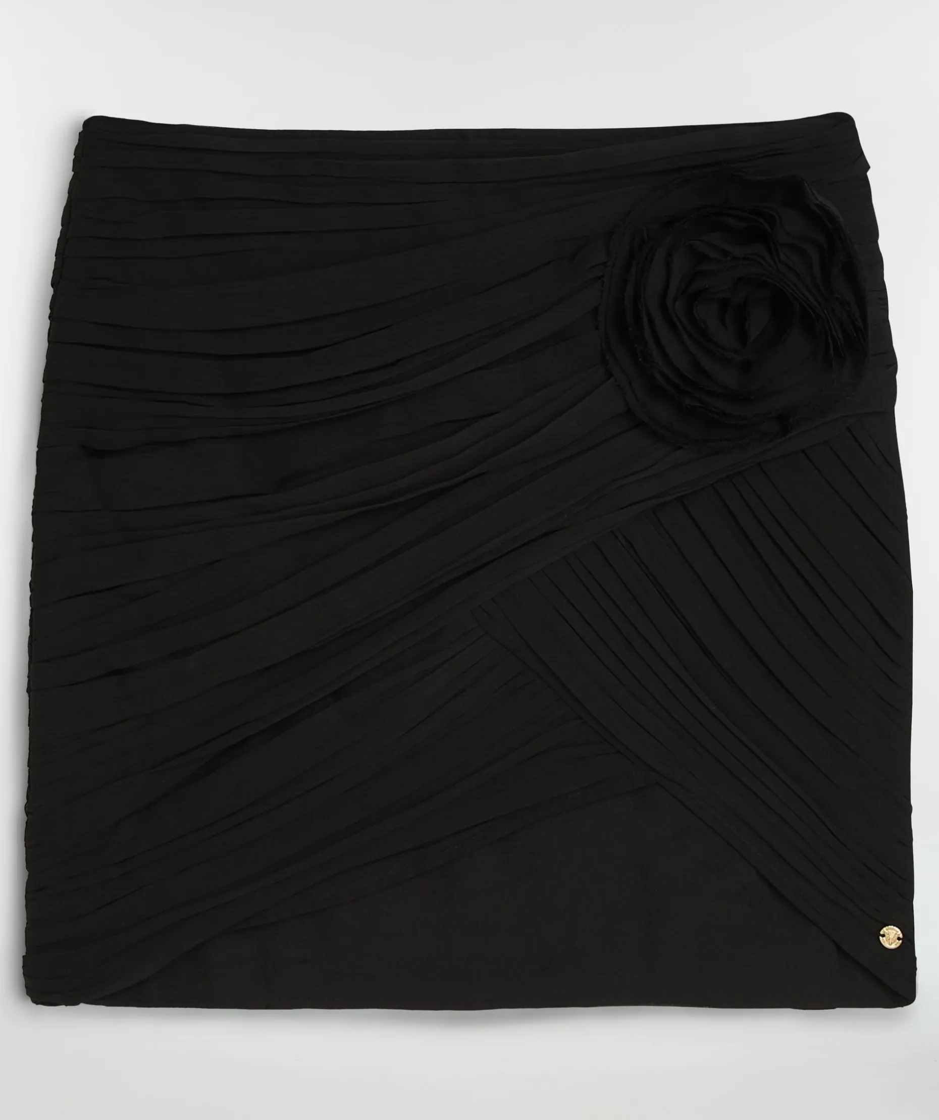 LIYANNA high waist fitted rok - black