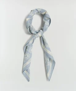 MARLIE sjaal van katoen - sky blue