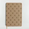 MARLOU notebook met logoprint - mink