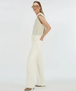 MOSE wide leg jeans - light ecru