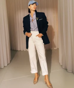 MOSE wide leg jeans - light ecru