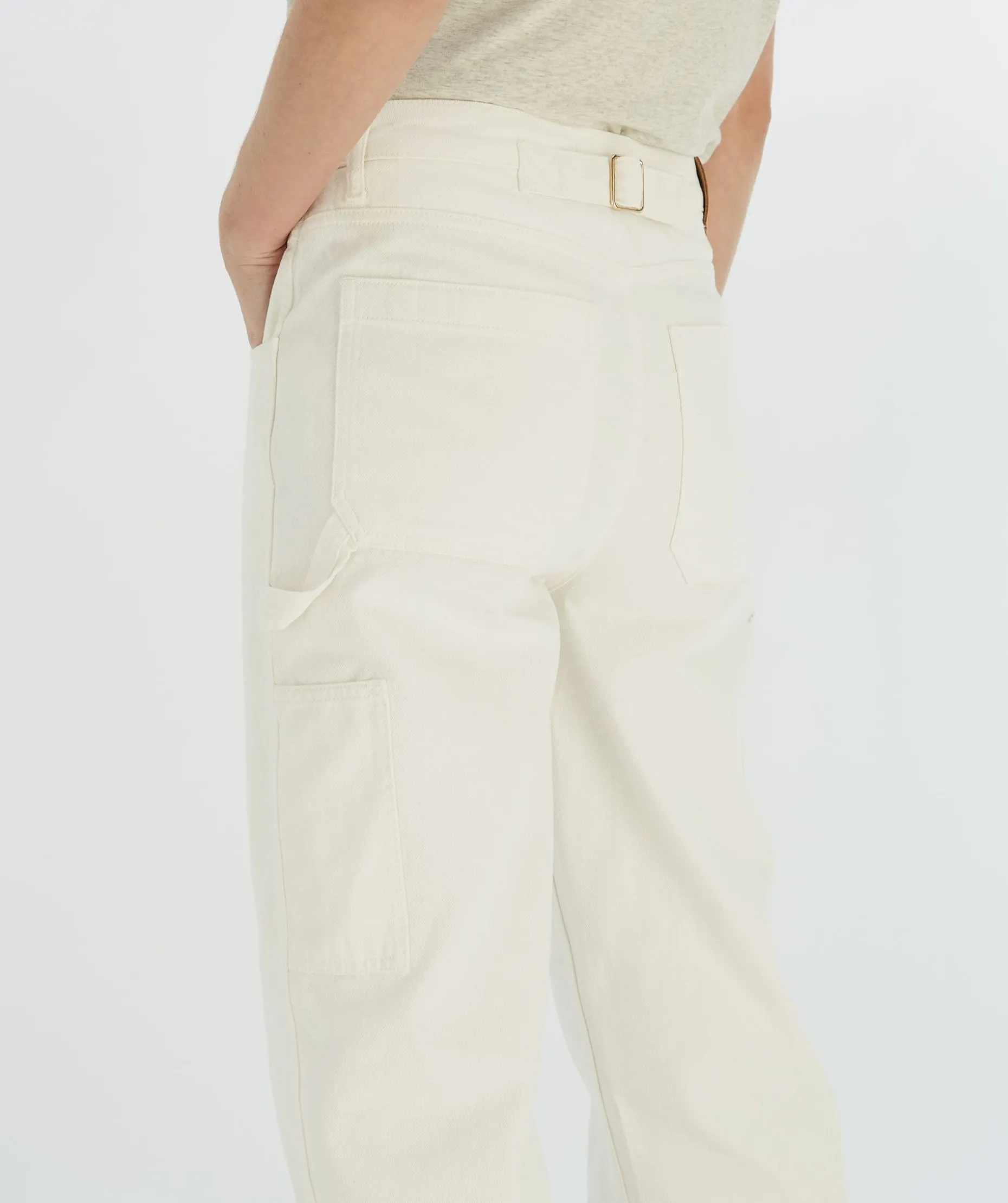 MOSE wide leg jeans - light ecru