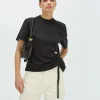 NOMA T-shirt met trekkoord - black