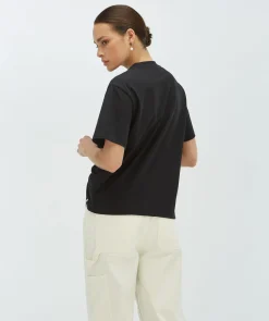NOMA T-shirt met trekkoord - black