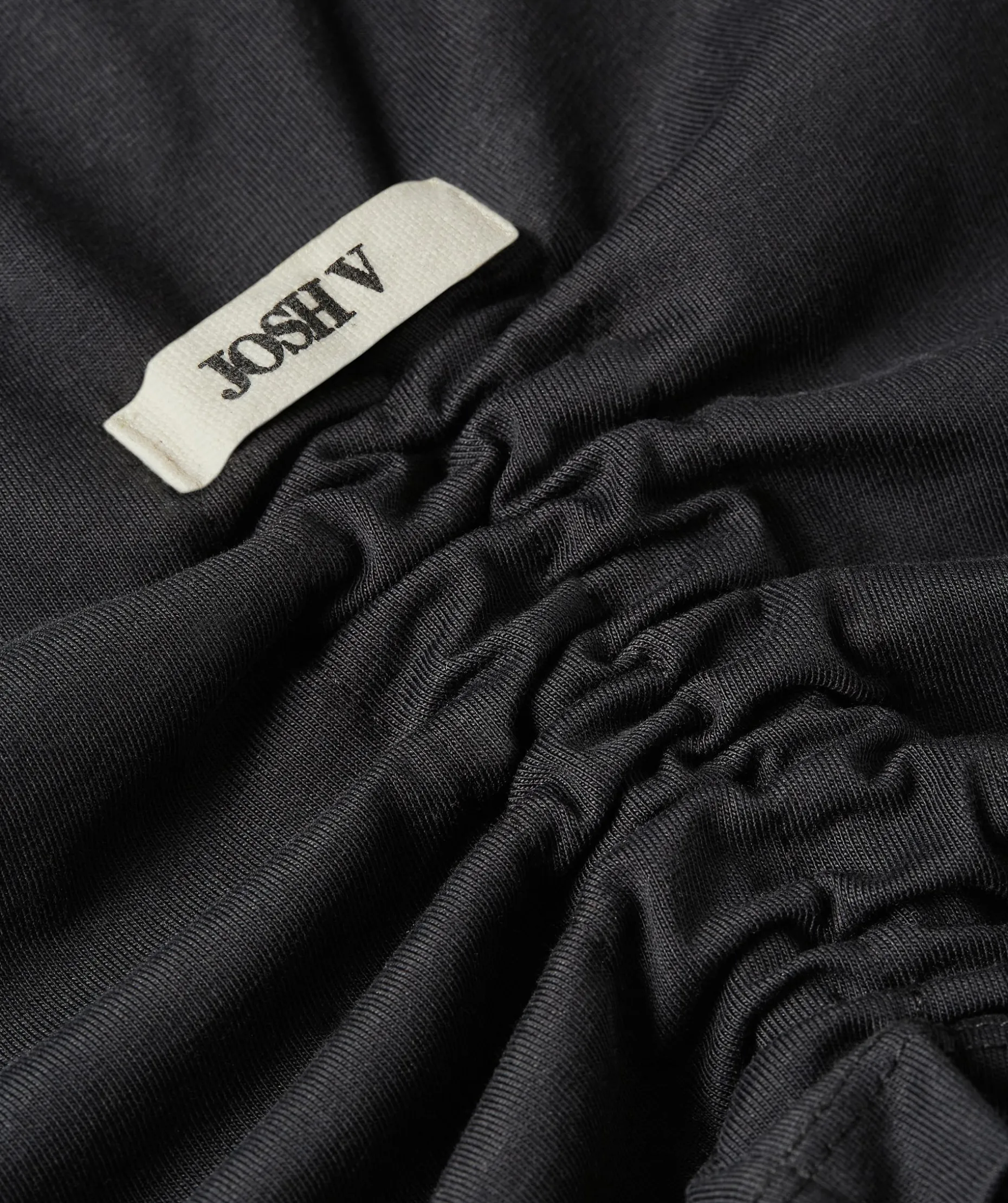 NOMA T-shirt met trekkoord - black