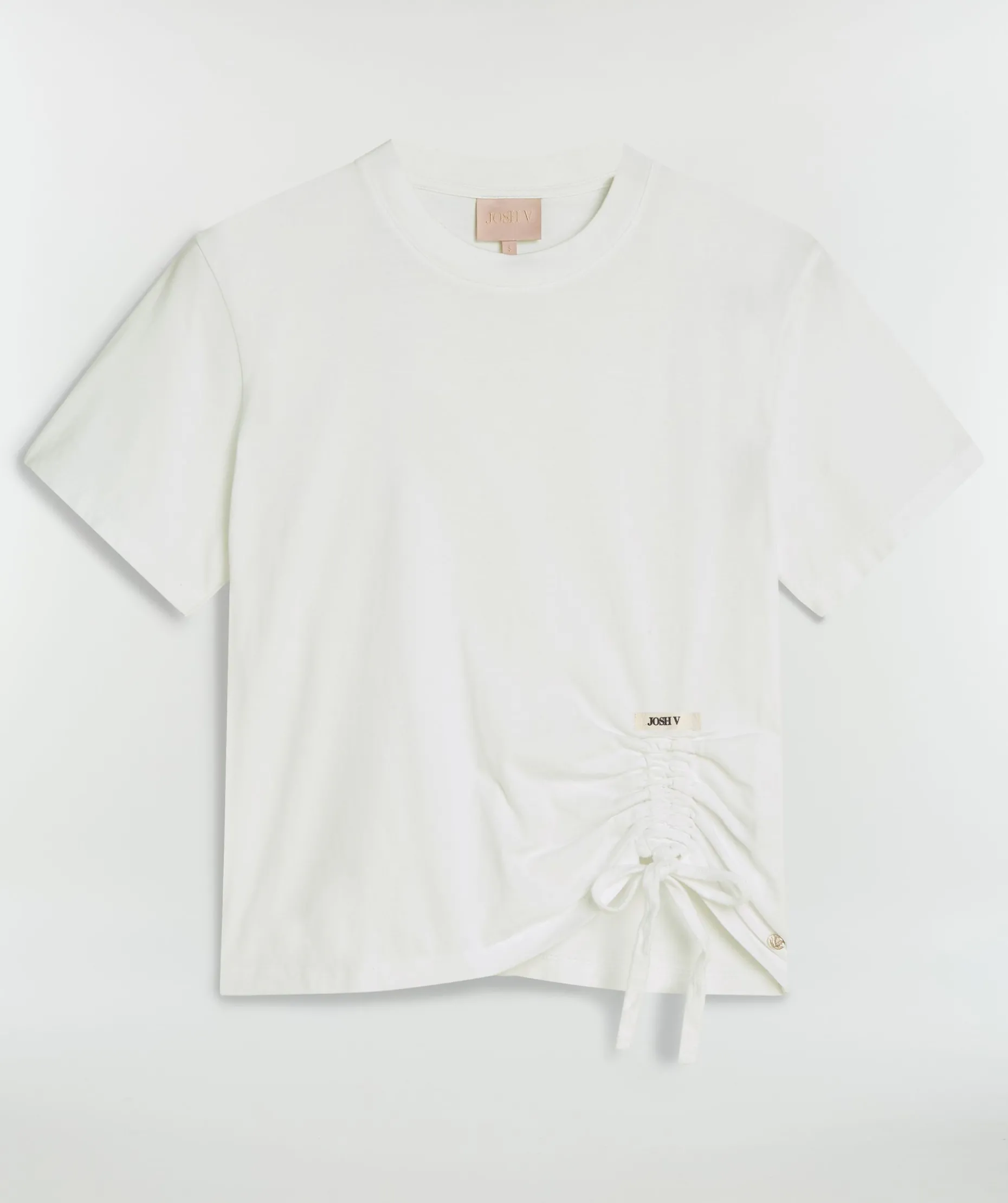 NOMA T-shirt met trekkoord - off white