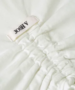 NOMA T-shirt met trekkoord - off white