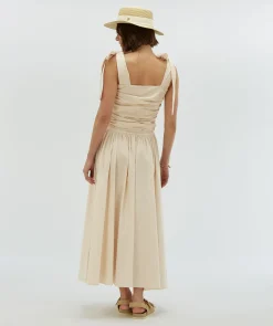 NOVA mid rise rok - ecru